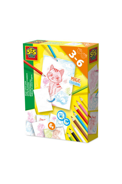 Ses Set de jucarii interactive copii, Magiczne karty kolorow, 14051, multicolor