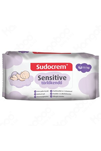 Sudocrem Μωρομάντηλα, Ευαίσθητα, 55 τεμάχια