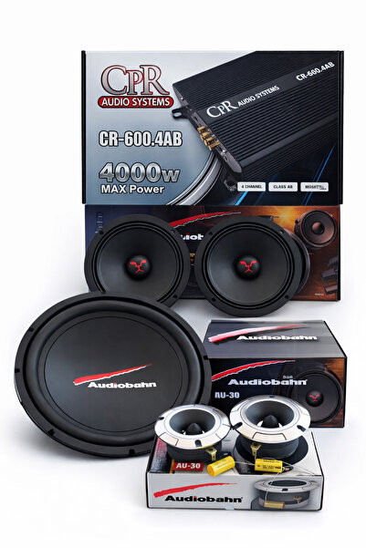 Brave Yönetmeliğe Uygun Araç Ses Tesisatı 2Tk 16cm Mid + 30cm Bass + 1tk 10cm...