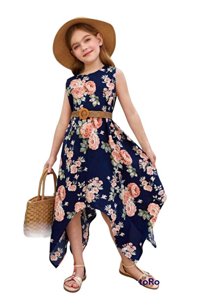 Woman's Fashion Παιδικό φόρεμα 4 έως 14 ετών μπλε