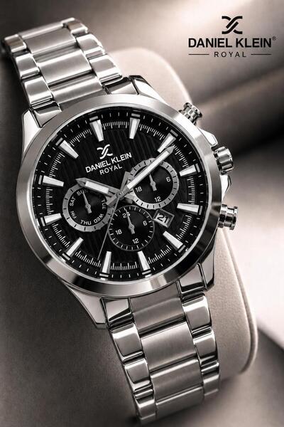 Daniel Klein Steel Cord Calendar Dial 3 Atm Water Resistant 2 Year Warranty M...