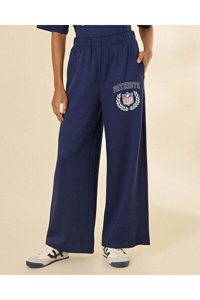 REDTAG Women Navy Printed Wide Leg Active Pants