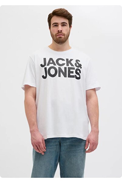 Jack & Jones JACK&JONES 12158505 MAJICA KRATKIH RUKAVA VELIKIH DIMENZIJA SA P...