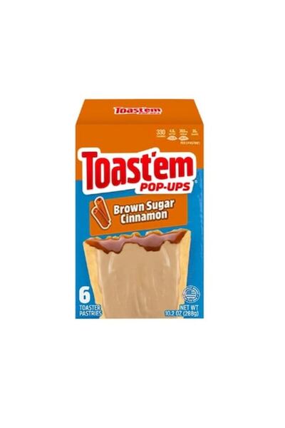 Toastem Toast'em POP-UPS Μπισκότα με κανέλα και καστανή ζάχαρη 288γρ.