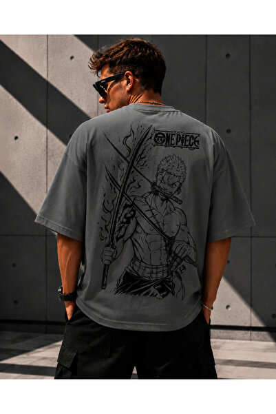 Nulivez One Piece Roronoa Zoro Printed Oversize Unisex T-Shirt – Anime-Themed...