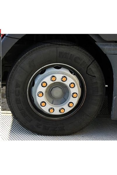 Maxeed Set de 10 discuri reflectorizante pentru jante, autoadezive, vizibilitate sporită, 27mm, Alb