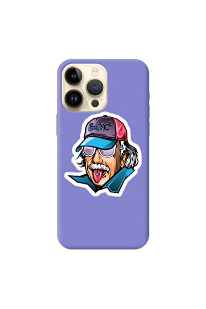 Other Apple iPhone 13 Pro Max Einstein Purple Colored Silicone TPU Θήκη