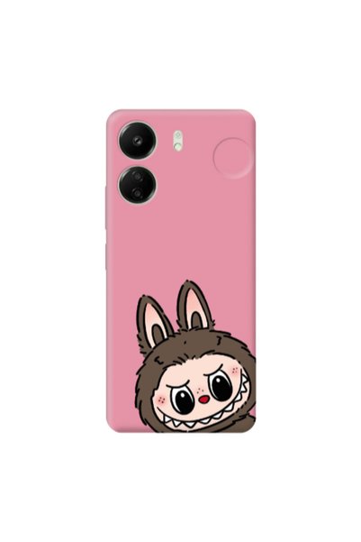 Other Xiaomi Redmi 13C Labubu7 Pink Colored Silicone TPU Θήκη