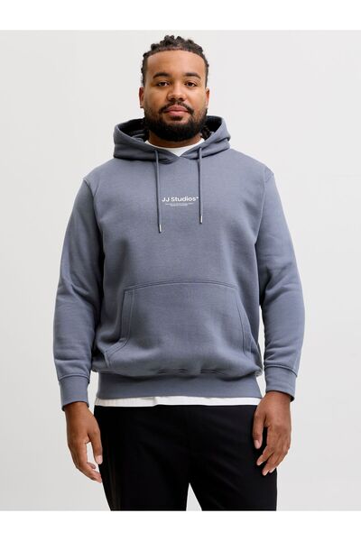 Jack & Jones Plus Kapuzenpullover Plus Size Gedruckt Kapuzenpullover