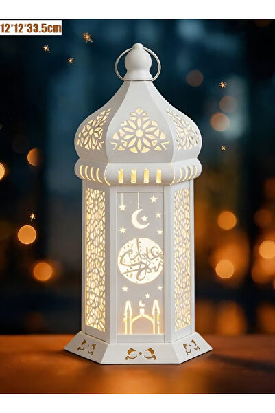 TAPIT فوانيس LED رمضانية على الطراز المغربي، مصباح مكتب للعيد يعمل بالبطارية،...