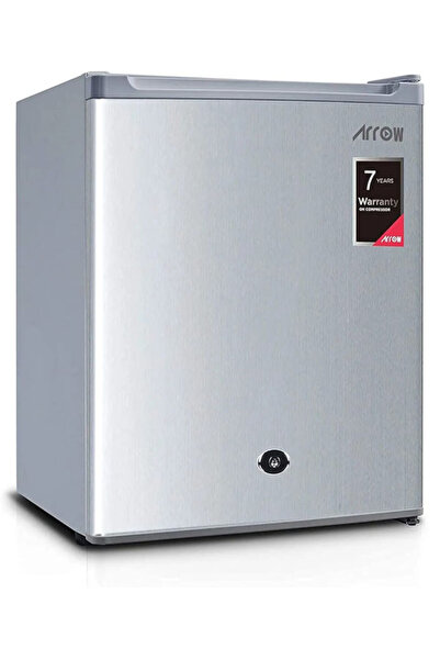 arrqw Aro Mini Refrigerator 1.5 Cu.Ft 46 L Silver Model Ro1-69Ls
