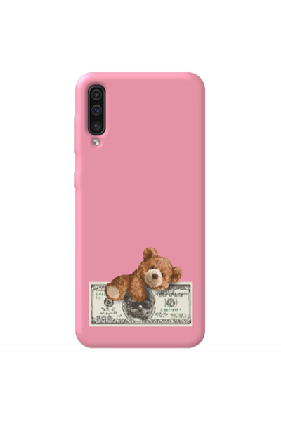 Other Samsung A70 Money Style Pink Colored Silicone TPU Θήκη