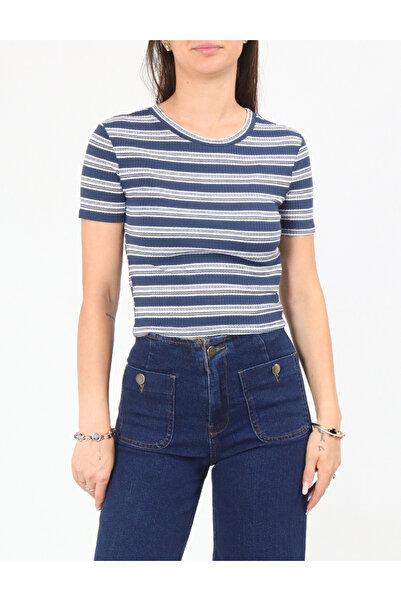 Evendi Tricou, Albastru/Alb