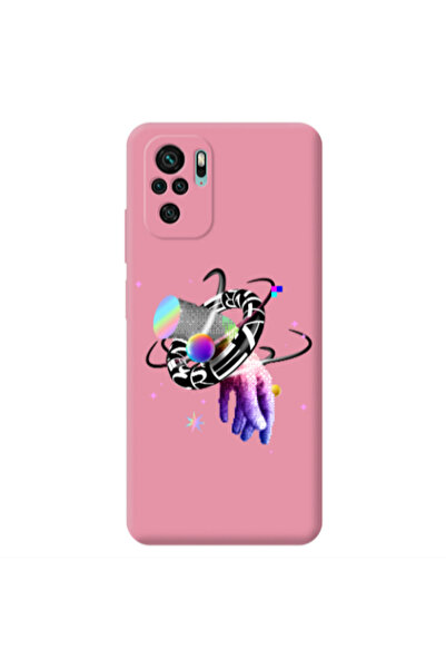 Other Xiaomi Redmi Note 10S Y2k Pink Colored Silicone TPU Θήκη