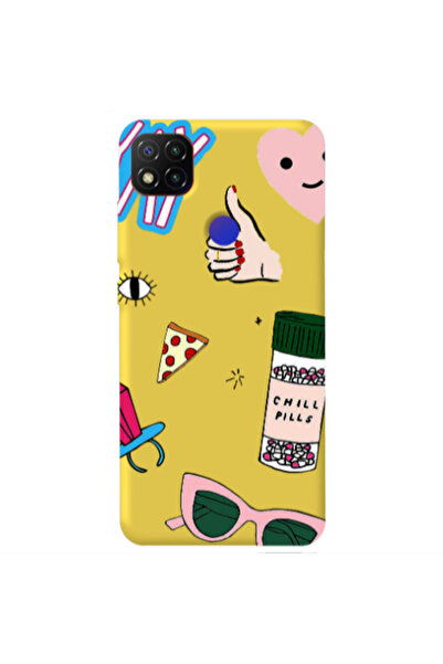 Other Xiaomi Redmi 9c Chill Yellow Colored Silicone TPU Θήκη