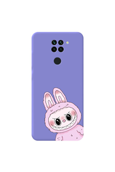 Other Xiaomi Redmi Note 9 Labubu 6 Purple Colored Silicone TPU Θήκη