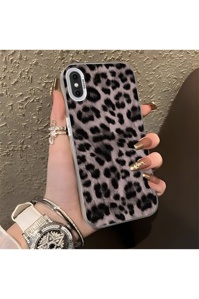 ARTISHELL iPhone X/XS Uyumlu Hafif lüks, leopar desenli, şık ve dayanıklı tel...