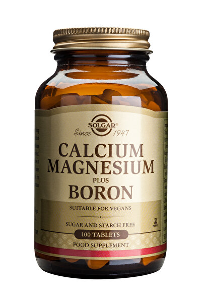 Solgar Calcium Magnesium Plus Boron 100tb (Calciu Magneziu si Bor)