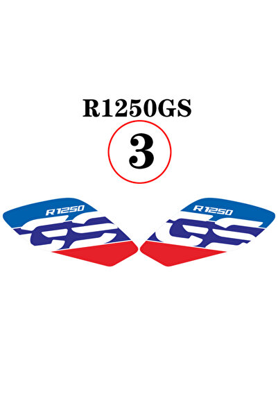 OEM Πλαϊνά αυτοκόλλητα για ντεπόζιτο BMW R1250GS 2017-2022 Μπλέ - Κόκκινο σετ...