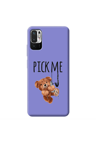 Other Xiaomi Redmi Note 10 Pro 5G Pick me Purple Colored Silicone TPU Θήκη