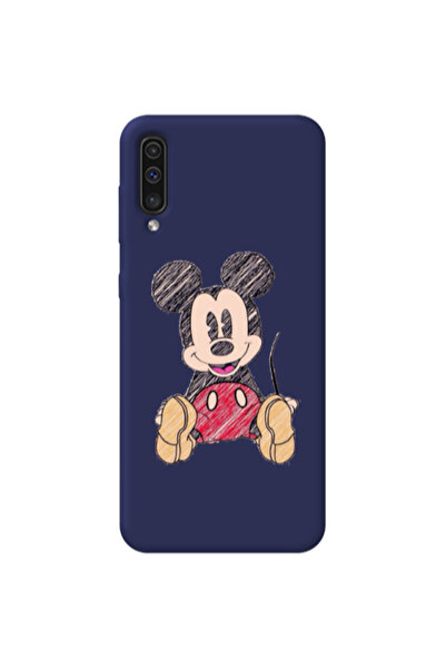 Other Samsung A70 Mickey mouse 2 Dark blue Colored Silicone TPU Θήκη