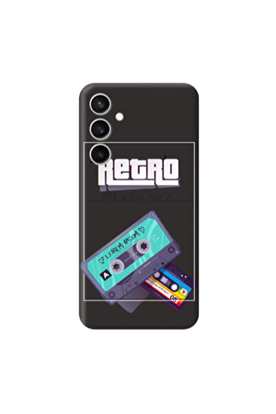 Other Samsung S24 Plus Mixtapes Black Colored Silicone TPU Θήκη