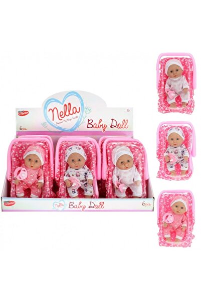 MC Micostore Papusa - Nella - bebelus cu cosulet, 20cm, diverse modele, 3+ an...
