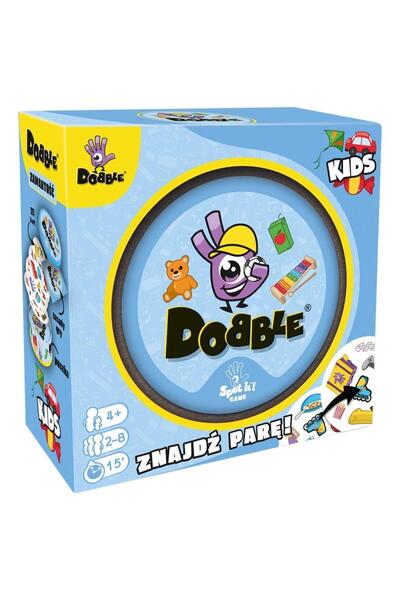Rebel Joc de observație Dobble Kids - Rebel, 55 de cărți rotunde pentru copii 4+