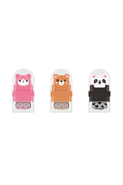 MC Micostore Bounce Buddies KR980110 гумичка, със залепващ валяк, животински ...