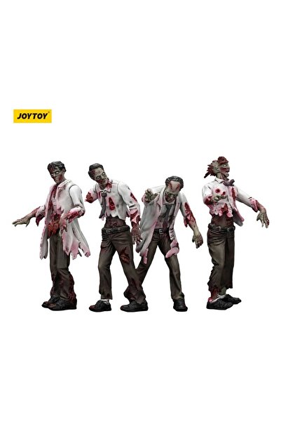 OEM Figurină de acțiune Zombie Dark Source - Set 4 Figurine de știință (Bărba...