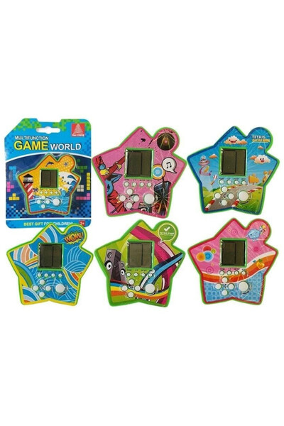 OEM Joc electronic de buzunar Tetris MIX în formă de stea Leantoys 3+