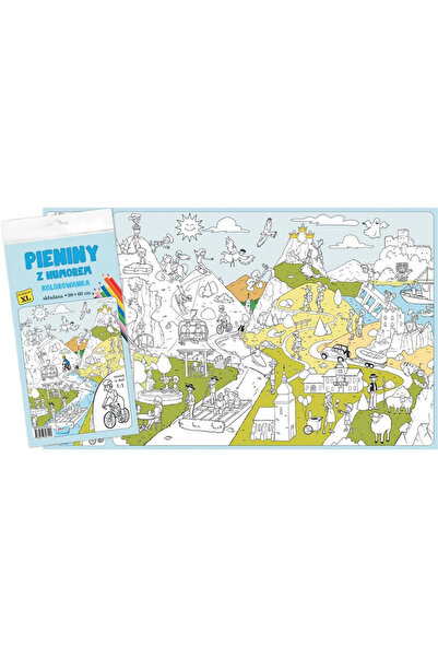 OEM Editura Jako Pieniny cu umor carte de colorat XL 98x60 cm