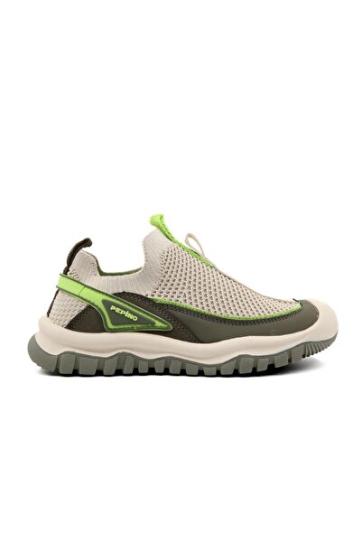 pepino 2233 Cream Khaki Kids Sneakers