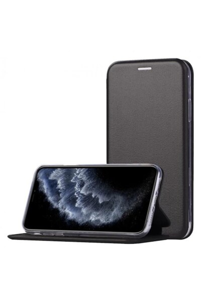 OEM Flip stand case -leather Honor 200 Pro Black