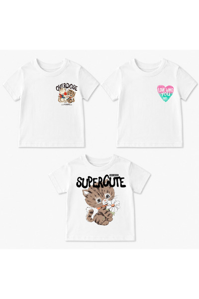 han elegant Σετ 3 αγοριών Ποιοτικό T-SHIRT