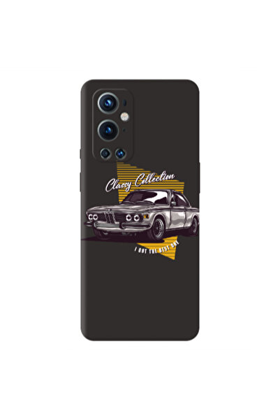 Other Oneplus 9 Pro Classy Collection Black Colored Silicone TPU Θήκη