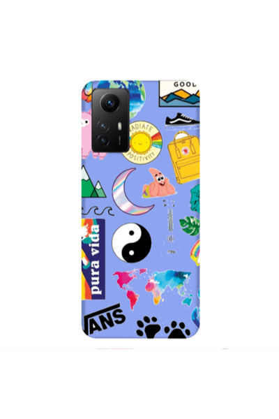 Other Xiaomi Redmi Note 12s Vans Light Purple Colored Silicone TPU Θήκη