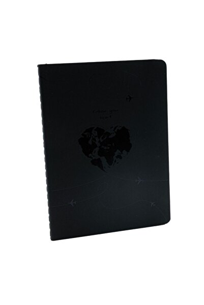 MC Micostore A6 journal CXA624-1999, 24 pages, black cardboard cover, black p...