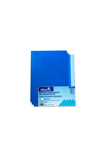 MC Micostore Coperta indosariere A4 Office Cover, PVC albastru, transparent, ...