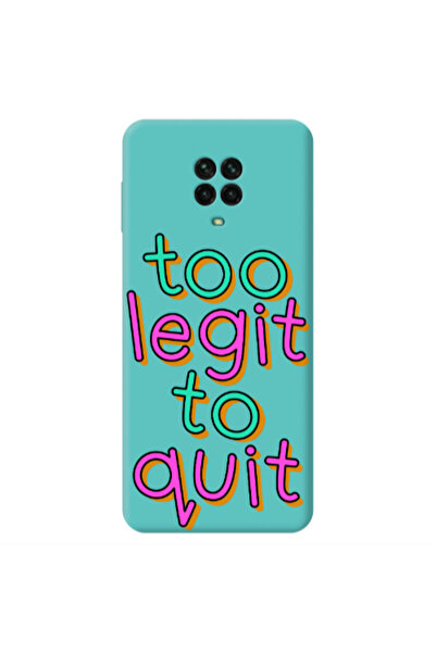 Other Xiaomi Redmi Note 9 Pro Too Legit To Quit Turquoise Colored Silicone TP...