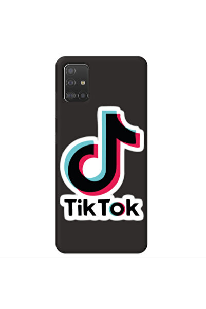 Other Samsung A51 Tik Tok Black Colored Silicone TPU Θήκη