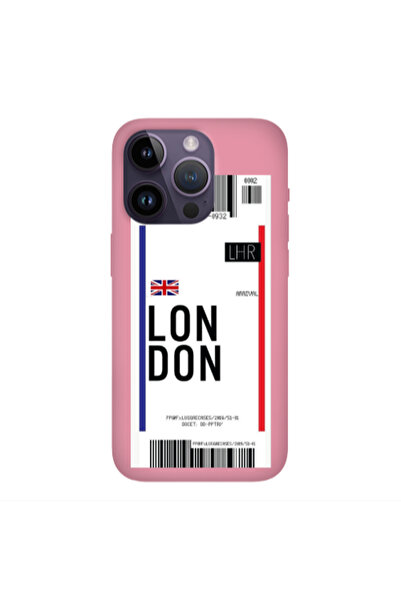 Other Apple iPhone 14 Pro London Arrival Pink Colored Silicone TPU Θήκη