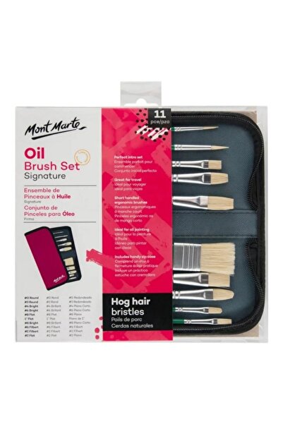 MC Micostore Pensula Mont Marte BMHS0031, varfuri diferite, pentru acuarele u...