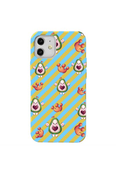 Other Apple iPhone 12 king avocado Yellow Colored Silicone TPU Θήκη
