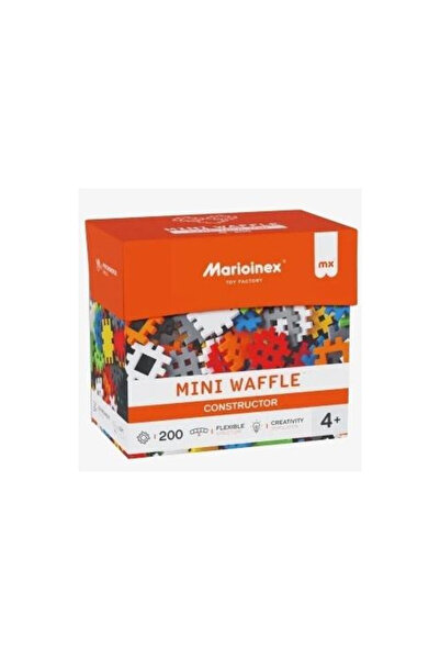 Marioinex Set de constructie Mini Waffle, piese interconectabile, stimuleaza ...