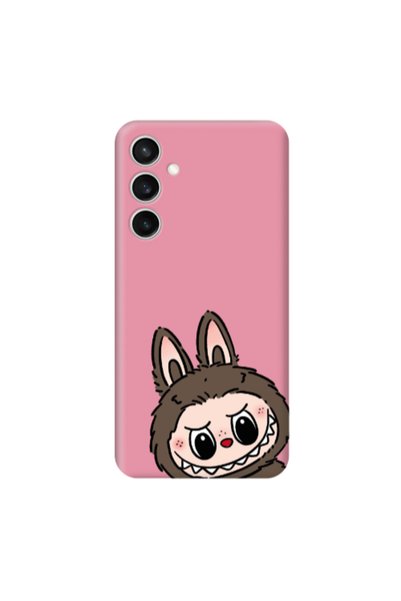 Other Samsung S24 FE Labubu7 Pink Colored Silicone TPU Θήκη