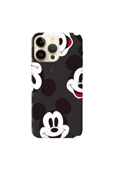 Other Apple iPhone 13 Pro Max Mickey Mouse Black Colored Silicone TPU Θήκη