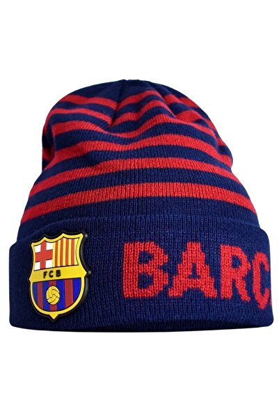 FC BARCELONA Căciulă de iarnă pentru copii/juniori HAT STRIPES N7 (5004G7BP).