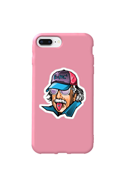 Other Apple iPhone 7 Plus Einstein Pink Colored Silicone TPU Θήκη