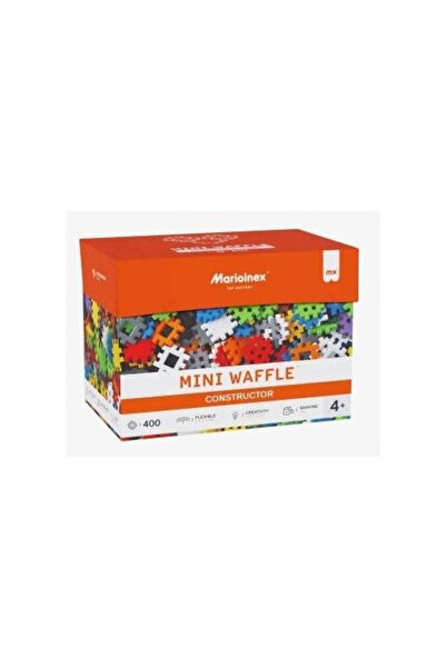 Marioinex Set constructie Mini Waffle 400 piese multicolor 3+